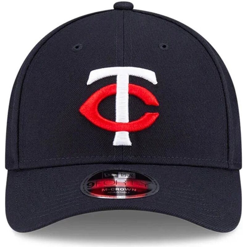 kasketter-buet-marinebla-snapback-9forty-m-crown-player-replica-fra-minnesota-twins-mlb-af-new-era