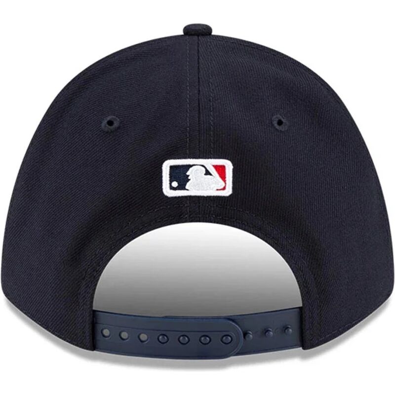 kasketter-buet-marinebla-snapback-9forty-m-crown-player-replica-fra-minnesota-twins-mlb-af-new-era