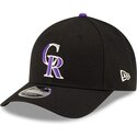 kasketter-buet-sort-snapback-9forty-m-crown-player-replica-fra-colorado-rockies-mlb-af-new-era