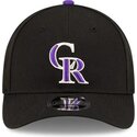 kasketter-buet-sort-snapback-9forty-m-crown-player-replica-fra-colorado-rockies-mlb-af-new-era