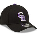 kasketter-buet-sort-snapback-9forty-m-crown-player-replica-fra-colorado-rockies-mlb-af-new-era