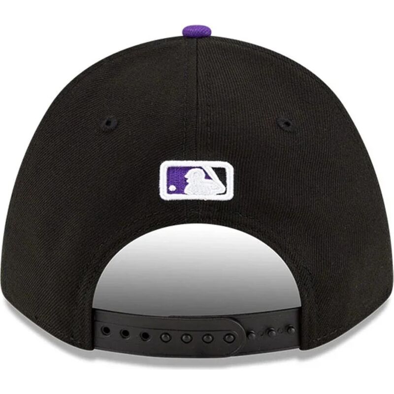 kasketter-buet-sort-snapback-9forty-m-crown-player-replica-fra-colorado-rockies-mlb-af-new-era