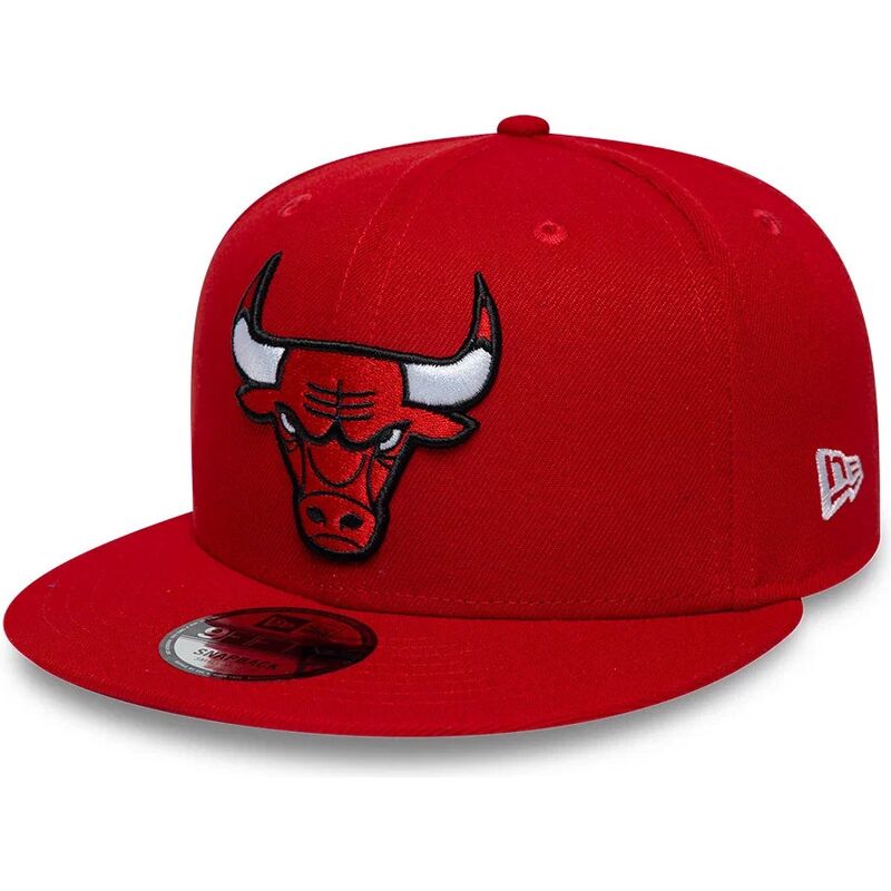 kasketter-flad-rod-snapback-9fifty-fra-chicago-bulls-nba-af-new-era