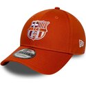 kasketter-buet-orange-justerbar-rem-9forty-seasonal-fra-fc-barcelona-laliga-af-new-era