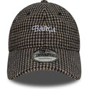 kasketter-buet-brun-justerbar-rem-9twenty-herringbone-fra-fc-barcelona-laliga-af-new-era
