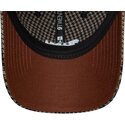 kasketter-buet-brun-justerbar-rem-9twenty-herringbone-fra-fc-barcelona-laliga-af-new-era