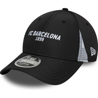 Kasketter buet sort snapback 9FORTY M-Crown Featherweight Poly fra FC Barcelona LALIGA af New Era