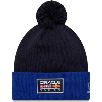 Huer pompon marineblå Essentials Bobble fra Red Bull Racing Formula 1 af New Era