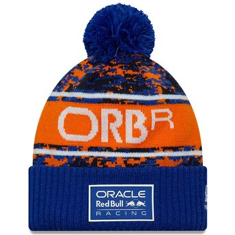 Huer pompon blå Digi Camo fra Red Bull Racing Formula 1 af New Era