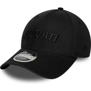 Kasketter buet sort snapback 9FORTY M-Crown Wordmark fra Ducati Motor MotoGP af New Era