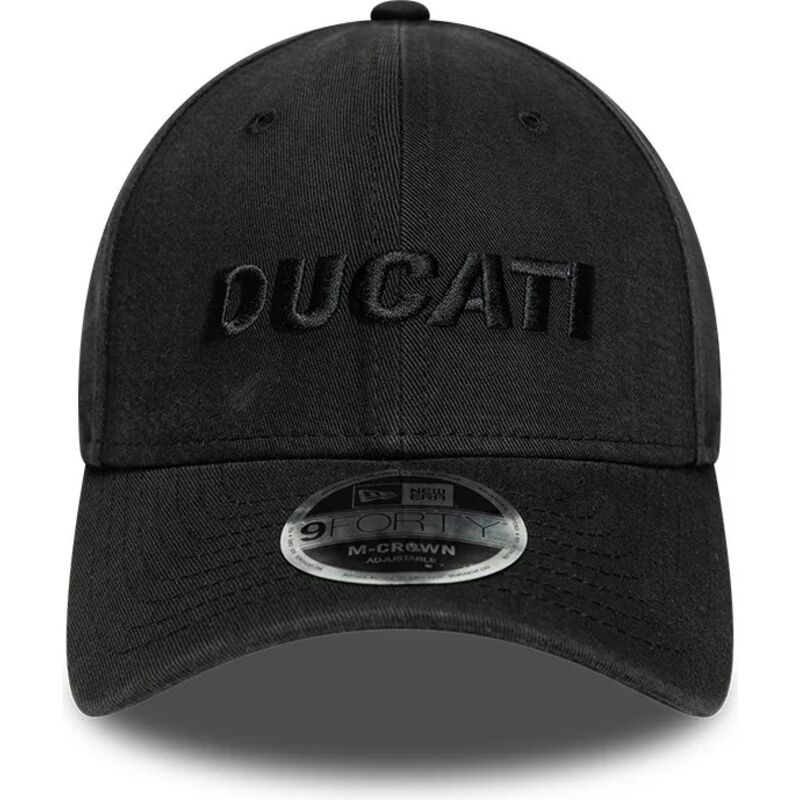 kasketter-buet-sort-snapback-9forty-m-crown-wordmark-fra-ducati-motor-motogp-af-new-era