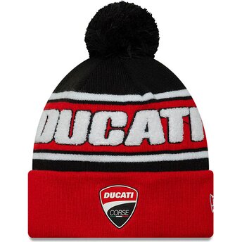 Huer pompon rød Sports Knit fra Ducati Motor MotoGP af New Era