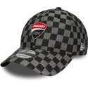 kasketter-buet-sort-justerbar-rem-9twenty-check-fra-ducati-motor-motogp-af-new-era