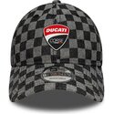 kasketter-buet-sort-justerbar-rem-9twenty-check-fra-ducati-motor-motogp-af-new-era