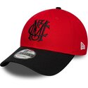 kasketter-buet-rod-justerbar-rem-9forty-contrast-fra-manchester-united-football-club-premier-league-af-new-era