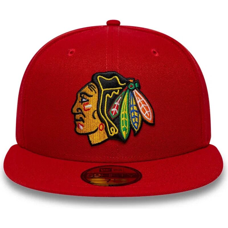 kasketter-flad-rod-tilpasset-59fifty-basic-fra-chicago-blackhawks-nhl-af-new-era kasketter-flad-rod-tilpasset-59fifty-basic-fra-chicago-blackhawks-nhl-af-new-era