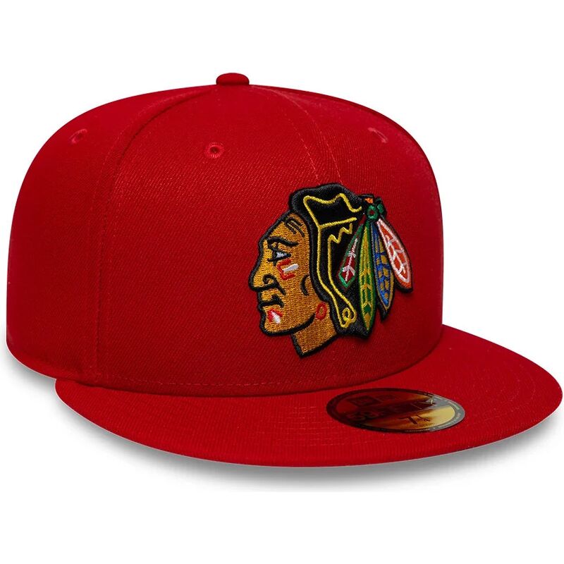 kasketter-flad-rod-tilpasset-59fifty-basic-fra-chicago-blackhawks-nhl-af-new-era kasketter-flad-rod-tilpasset-59fifty-basic-fra-chicago-blackhawks-nhl-af-new-era