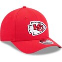 kasketter-buet-rod-snapback-9forty-m-crown-team-fra-kansas-city-chiefs-nfl-af-new-era
