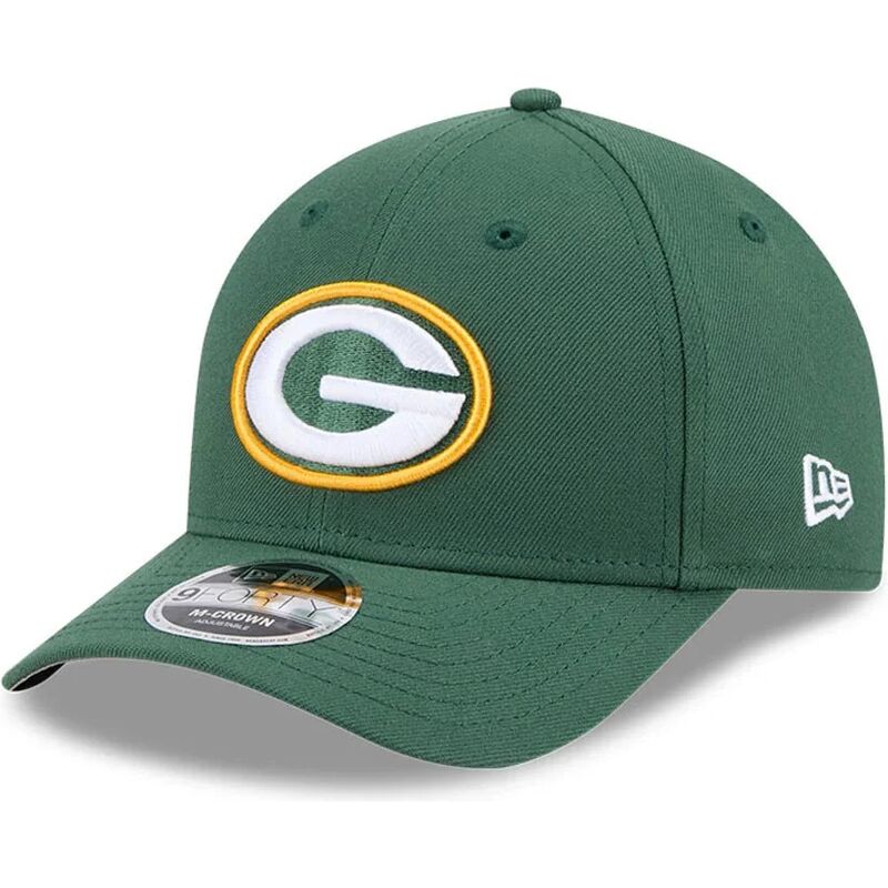 kasketter-buet-gron-snapback-9forty-m-crown-team-fra-green-bay-packers-nfl-af-new-era