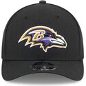 kasketter-buet-sort-snapback-9forty-m-crown-team-fra-baltimore-ravens-nfl-af-new-era