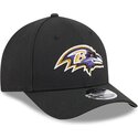 kasketter-buet-sort-snapback-9forty-m-crown-team-fra-baltimore-ravens-nfl-af-new-era