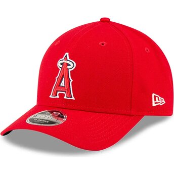 Kasketter buet rød snapback 9FORTY M-Crown Player Replica fra Los Angeles Angels MLB af New Era