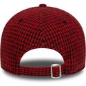 kasketter-buet-rod-justerbar-rem-9forty-houndstooth-fra-ac-milan-serie-a-af-new-era