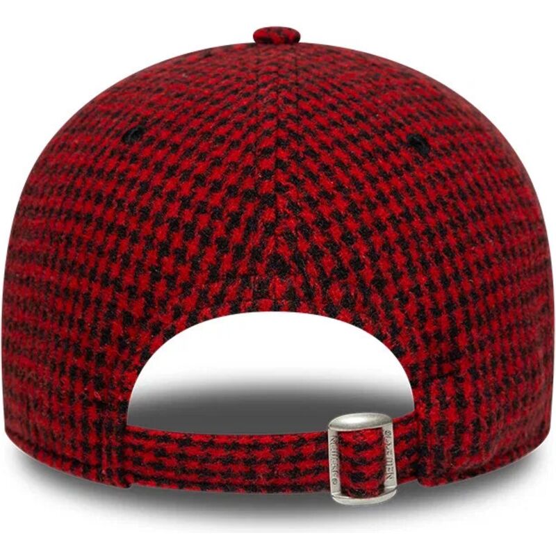 kasketter-buet-rod-justerbar-rem-9forty-houndstooth-fra-ac-milan-serie-a-af-new-era kasketter-buet-rod-justerbar-rem-9forty-houndstooth-fra-ac-milan-serie-a-af-new-era
