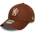 kasketter-buet-brun-snapback-9forty-team-fra-chelsea-football-club-premier-league-af-new-era