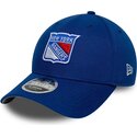 kasketter-buet-bla-snapback-9forty-m-crown-team-fra-new-york-rangers-nhl-af-new-era