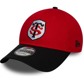 Kasketter buet rød snapback 9FORTY Team fra Stade Toulousain Top 14 af New Era