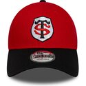 kasketter-buet-rod-snapback-9forty-team-fra-stade-toulousain-top-14-af-new-era