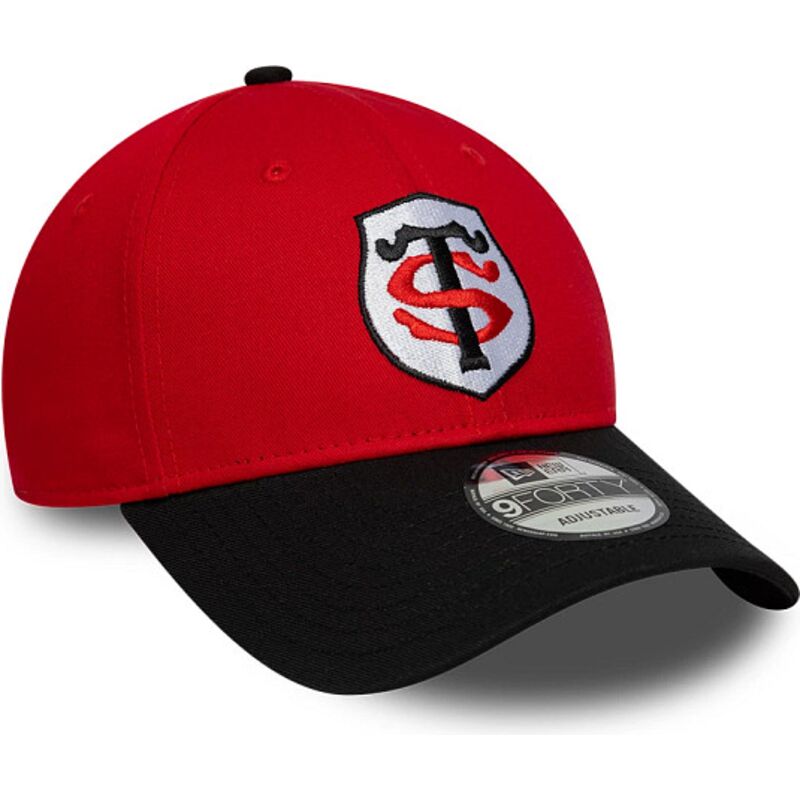 kasketter-buet-rod-snapback-9forty-team-fra-stade-toulousain-top-14-af-new-era
