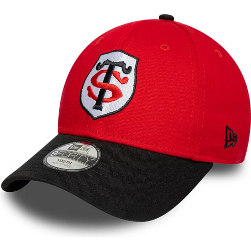 kasketter-buet-rod-snapback-til-barn-9forty-team-fra-stade-toulousain-top-14-af-new-era