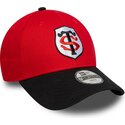 kasketter-buet-rod-snapback-til-barn-9forty-team-fra-stade-toulousain-top-14-af-new-era