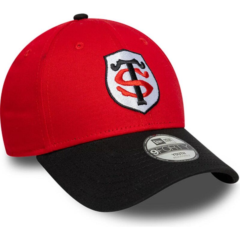 kasketter-buet-rod-snapback-til-barn-9forty-team-fra-stade-toulousain-top-14-af-new-era