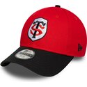 kasketter-buet-rod-snapback-til-barn-9forty-team-fra-stade-toulousain-top-14-af-new-era
