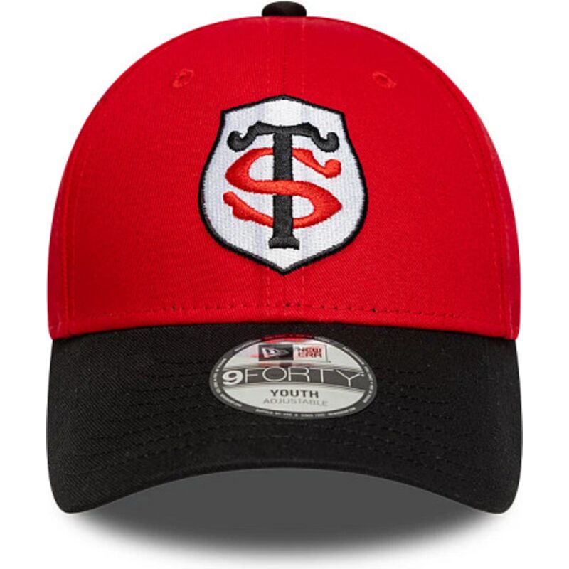 kasketter-buet-rod-snapback-til-barn-9forty-team-fra-stade-toulousain-top-14-af-new-era