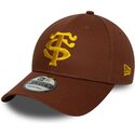 kasketter-buet-brun-snapback-9forty-seasonal-fra-stade-toulousain-top-14-af-new-era