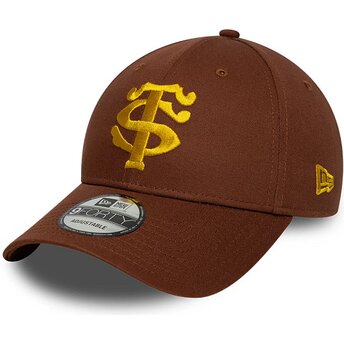 Kasketter buet brun snapback 9FORTY Seasonal fra Stade Toulousain Top 14 af New Era