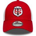 kasketter-buet-rod-justerbar-rem-9forty-league-fra-stade-toulousain-top-14-af-new-era