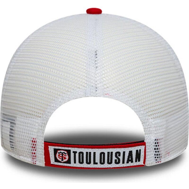 kasketter-buet-rod-justerbar-rem-til-barn-9forty-league-fra-stade-toulousain-top-14-af-new-era