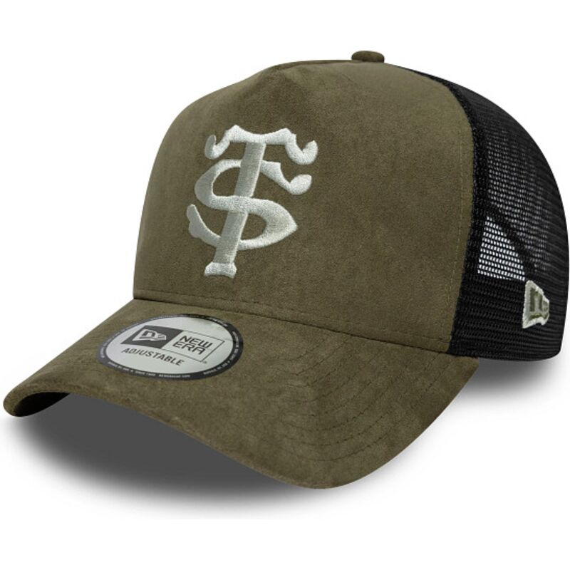kasketter-buet-gron-snapback-e-frame-faux-suede-fra-stade-toulousain-top-14-af-new-era