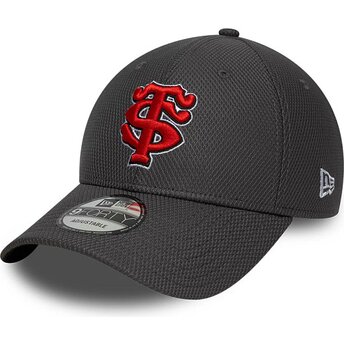Kasketter buet grå snapback 9FORTY Diamond Era fra Stade Toulousain Top 14 af New Era