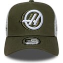 kasketter-buet-gron-snapback-a-frame-seasonal-fra-haas-f1-team-formula-1-af-new-era