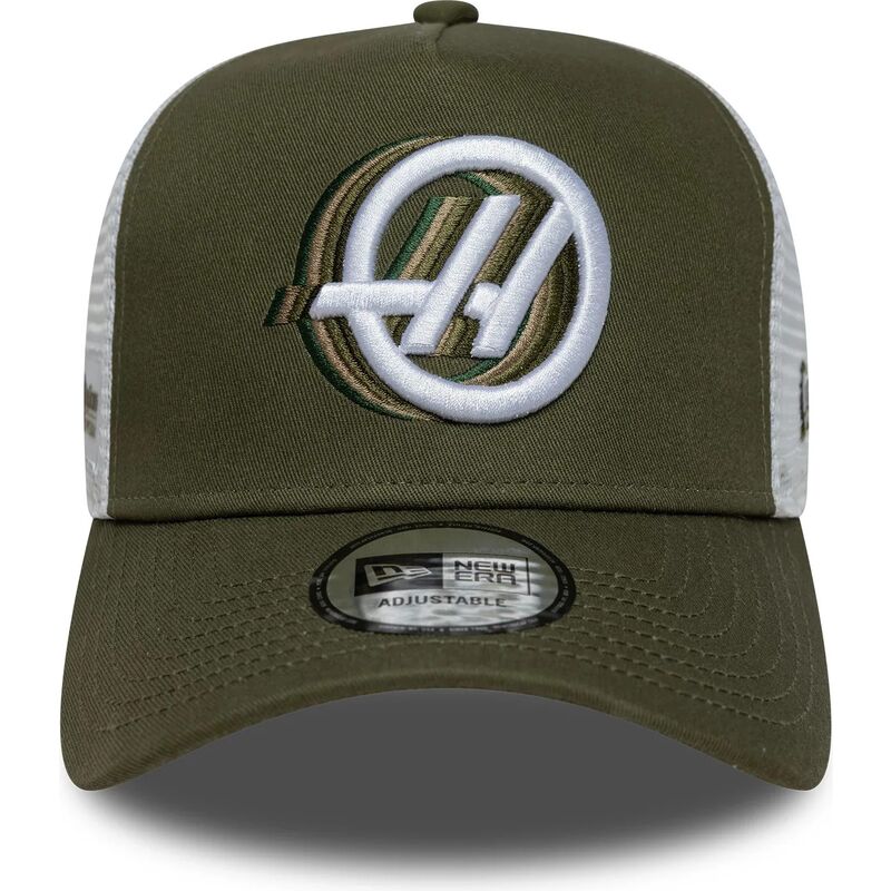 kasketter-buet-gron-snapback-a-frame-seasonal-fra-haas-f1-team-formula-1-af-new-era