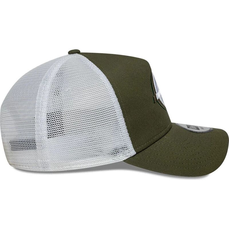 kasketter-buet-gron-snapback-a-frame-seasonal-fra-haas-f1-team-formula-1-af-new-era