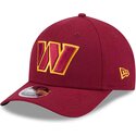 kasketter-buet-rod-snapback-9forty-m-crown-team-fra-washington-commanders-nfl-af-new-era