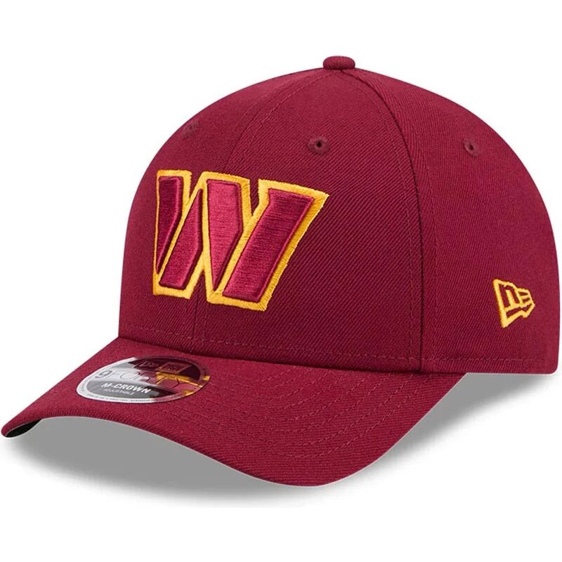 kasketter-buet-rod-snapback-9forty-m-crown-team-fra-washington-commanders-nfl-af-new-era
