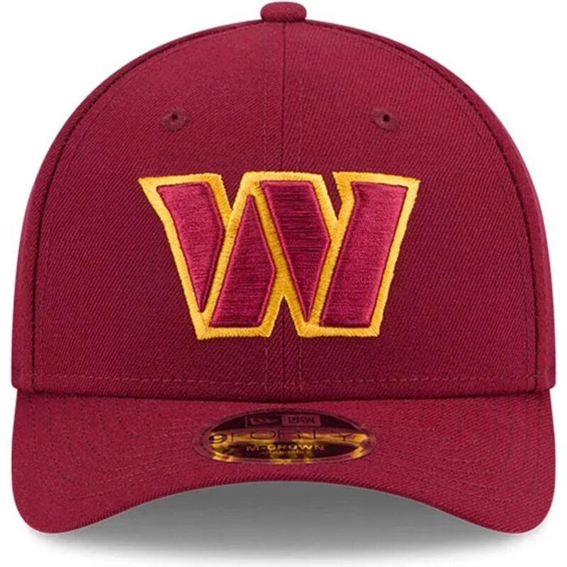 kasketter-buet-rod-snapback-9forty-m-crown-team-fra-washington-commanders-nfl-af-new-era